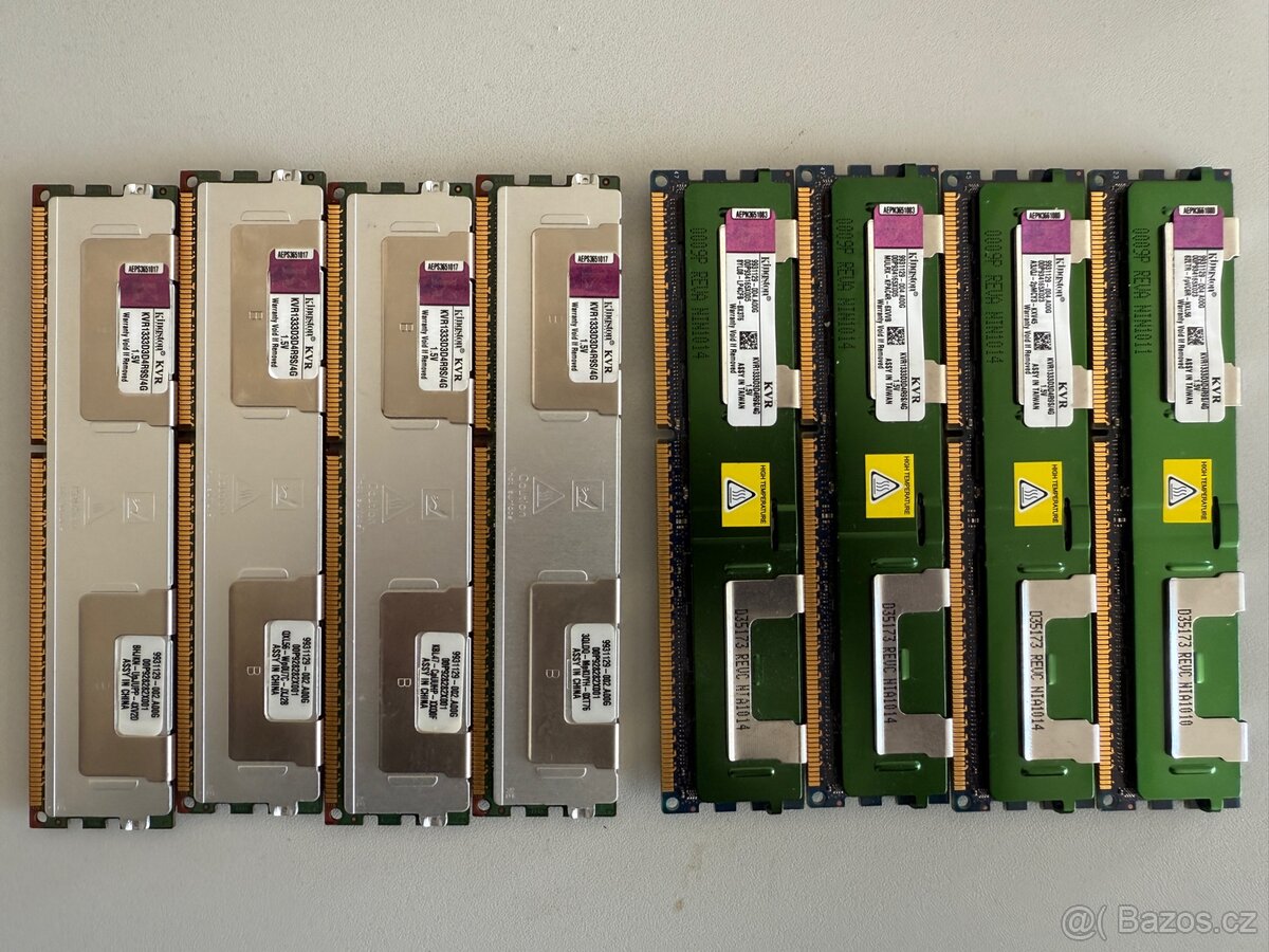 240 GB serverové RAM DDR3 ECC RDIMM – 31 ks - 2