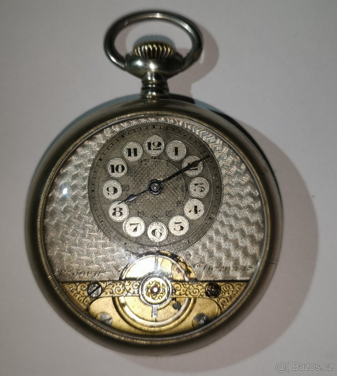 funkční švýcarské kapesní 8denní hodinky OCTOMAS (HEBDOMAS) - 2