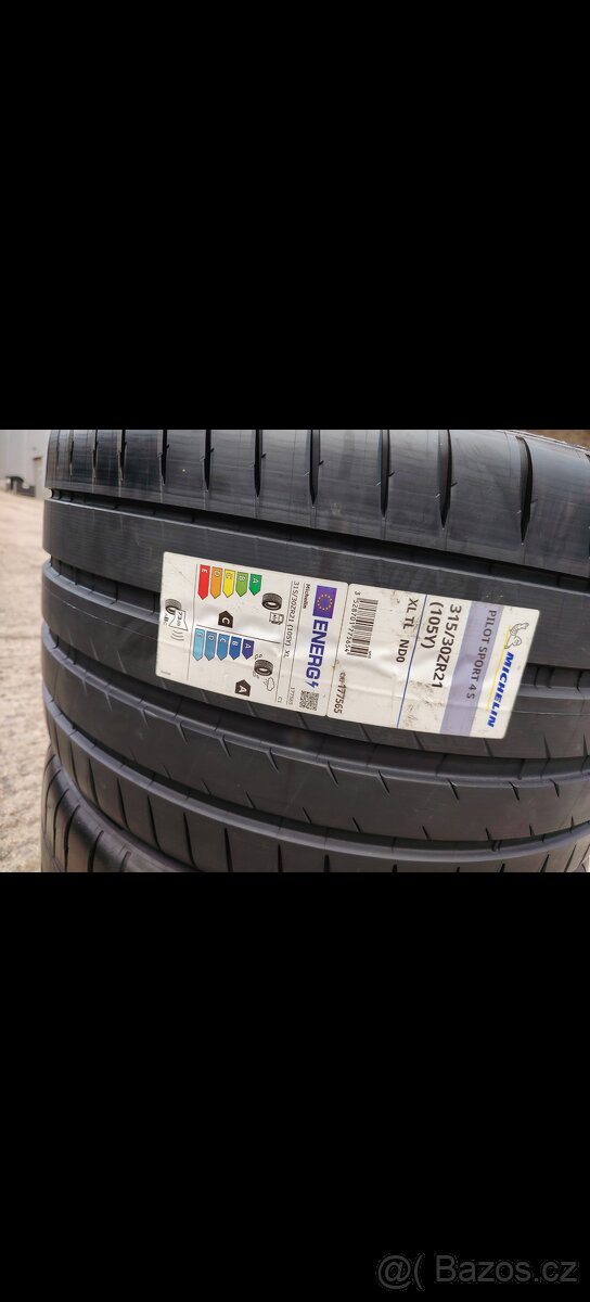 2ks letních pneu Michelin 315/30 ZR 21 - 2