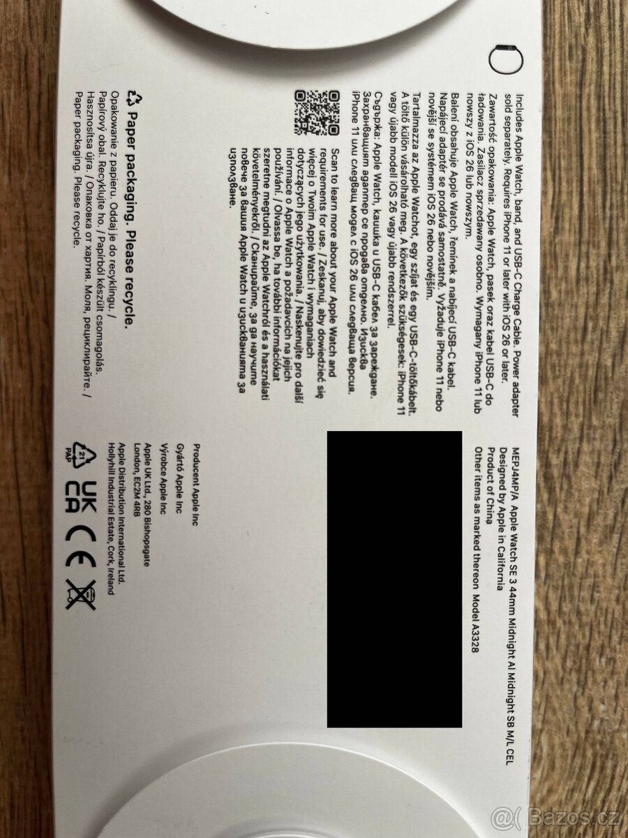 Apple Watch SE 3 44mm Midnight M/L GPS + Cellular - 2