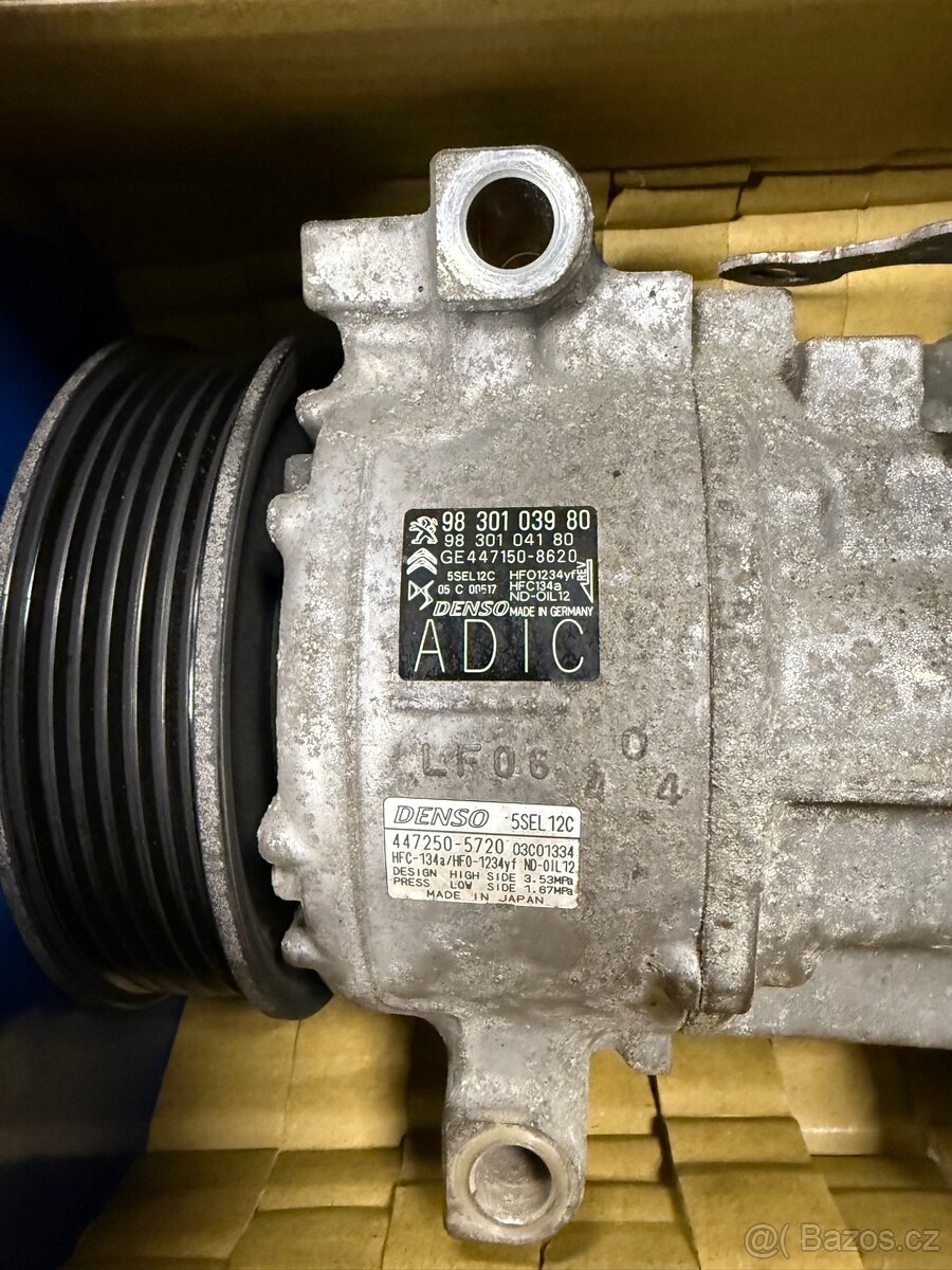 Kompresor klimatizace DENSO Peugeot Citroen - 2