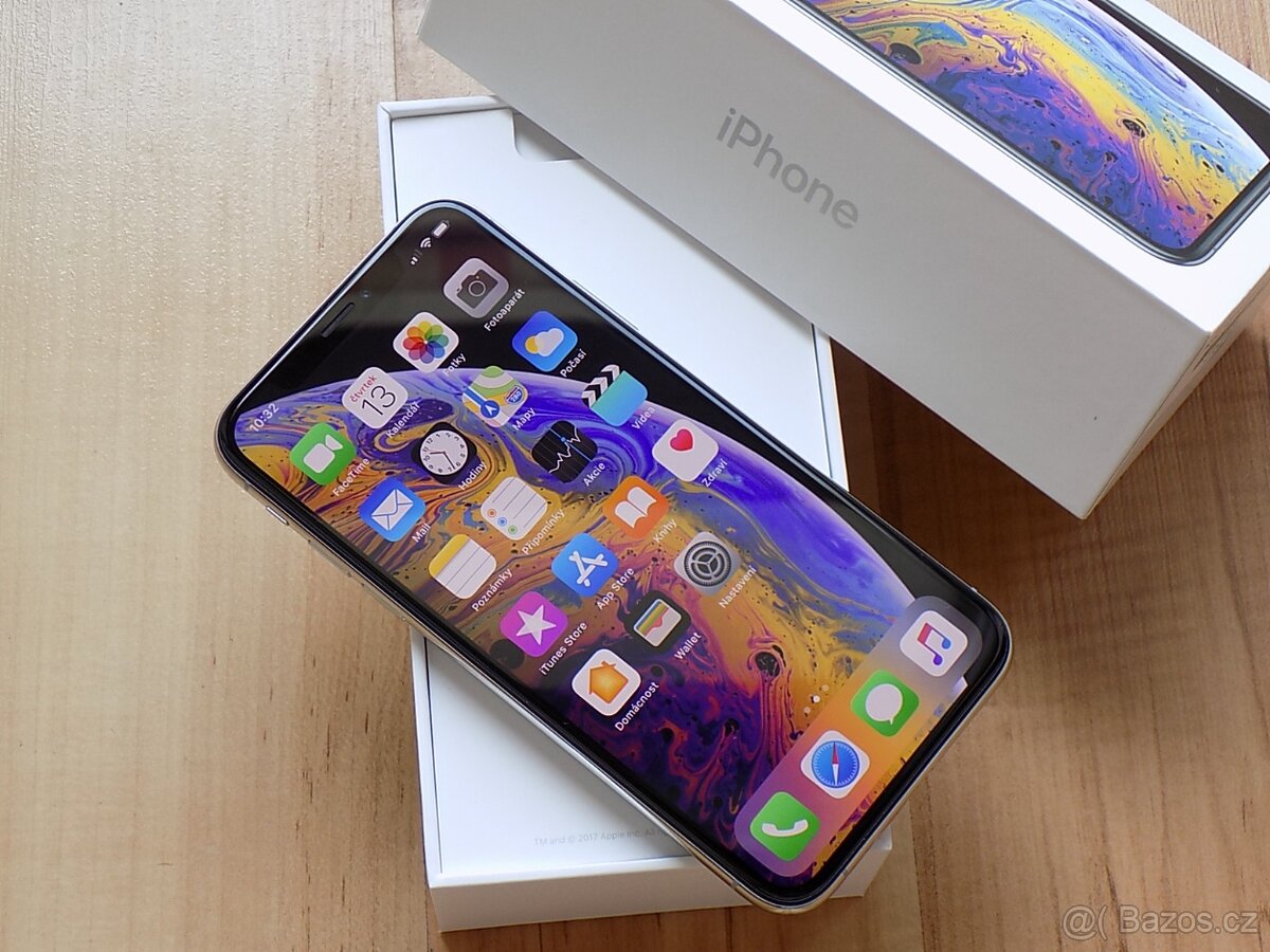 iPhone XS 64GB Silver, ZÁRUKA, TOP, Baterie 100% - 2