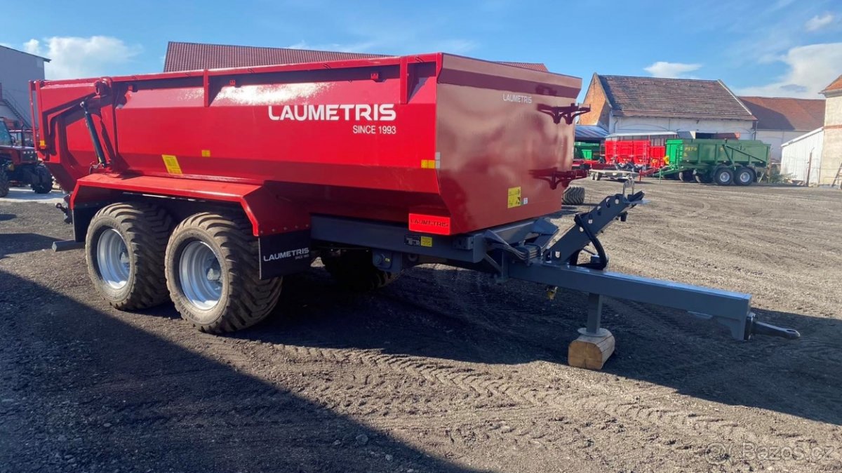 Traktorový návěs - odpružený podvozek + oj - nosnost 10 tun - 2