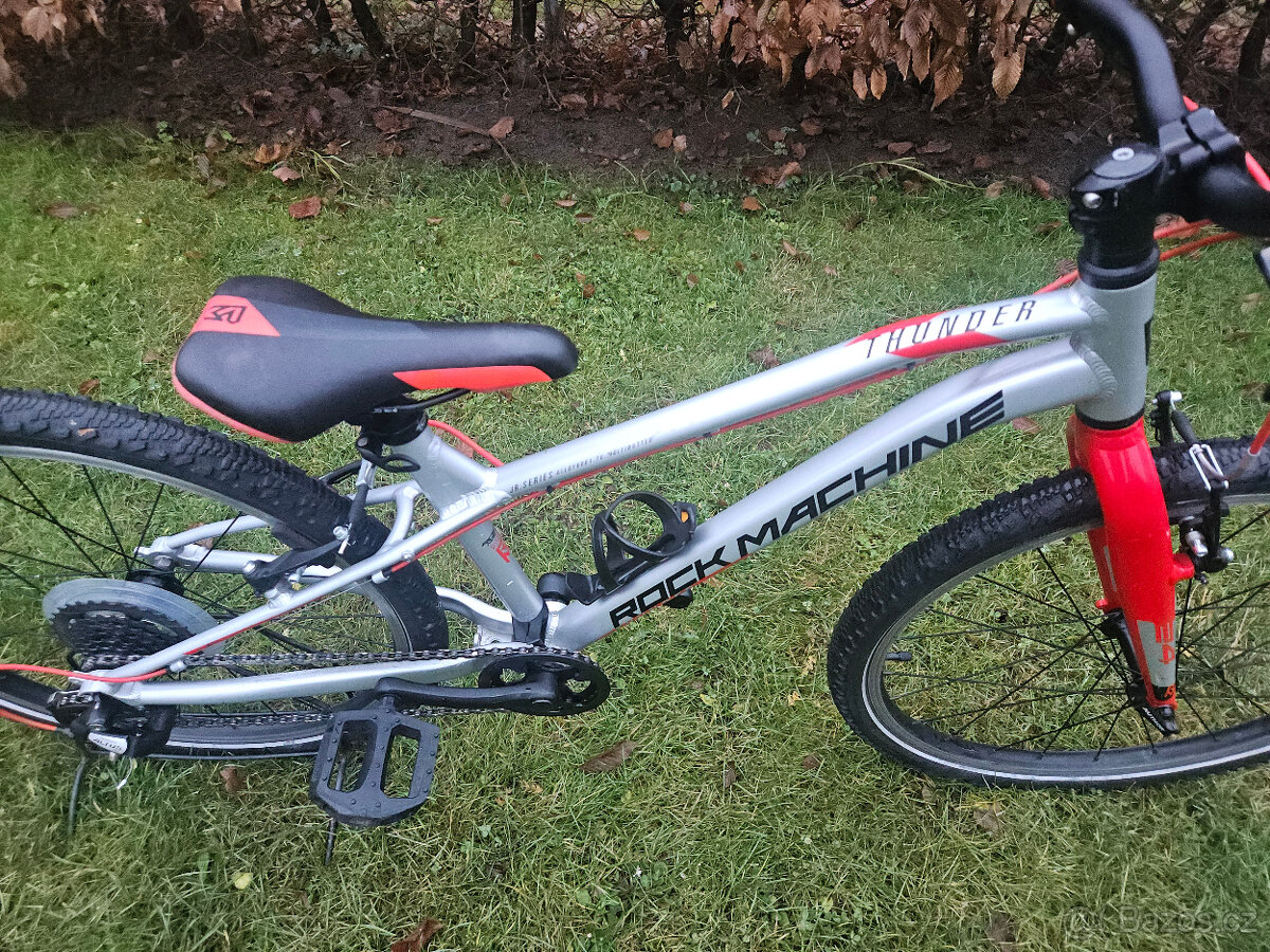 Lehké 24" juniorské horské hliníkové kolo ROCK MACHINE - 2