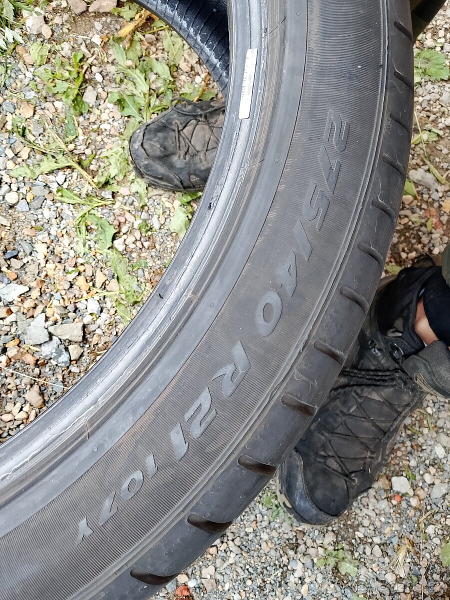 275/40/21 107y Pirelli - letní pneu 2ks RunFlat - 2