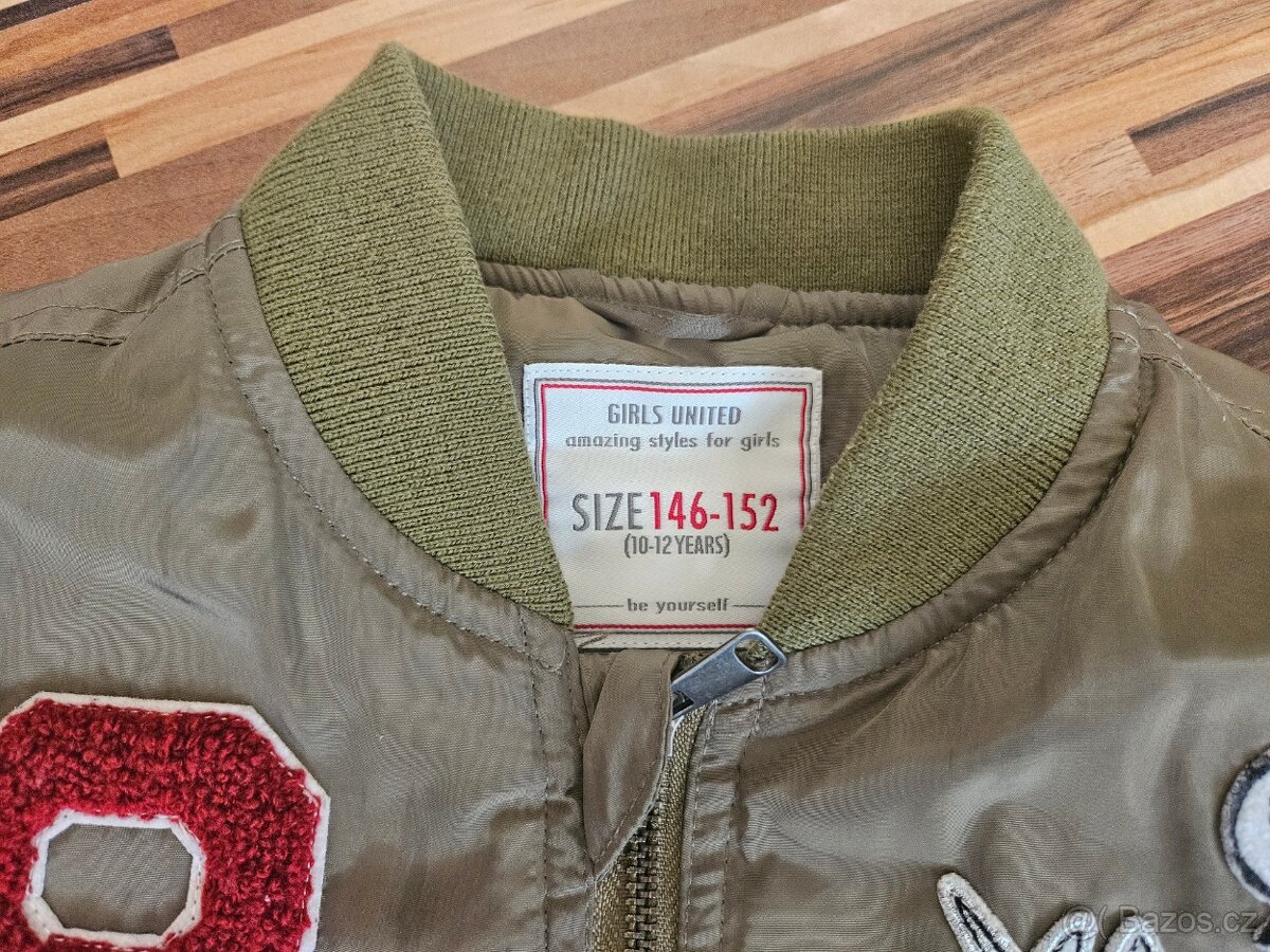 Dívčí přechodová bunda, vel. 146/152 - 2