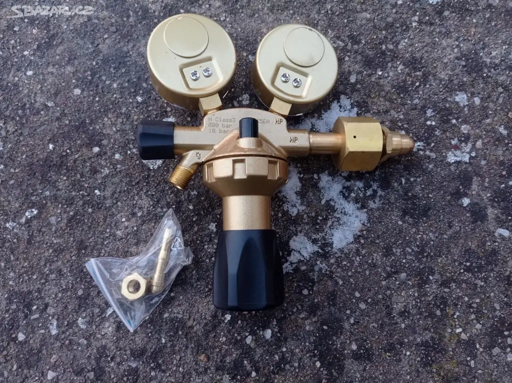 Redukční autogenní ventil 300/10 bar - 2