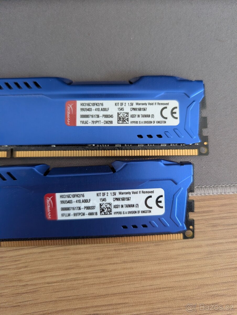 16gb RAM (2x8) DDR3 - 2