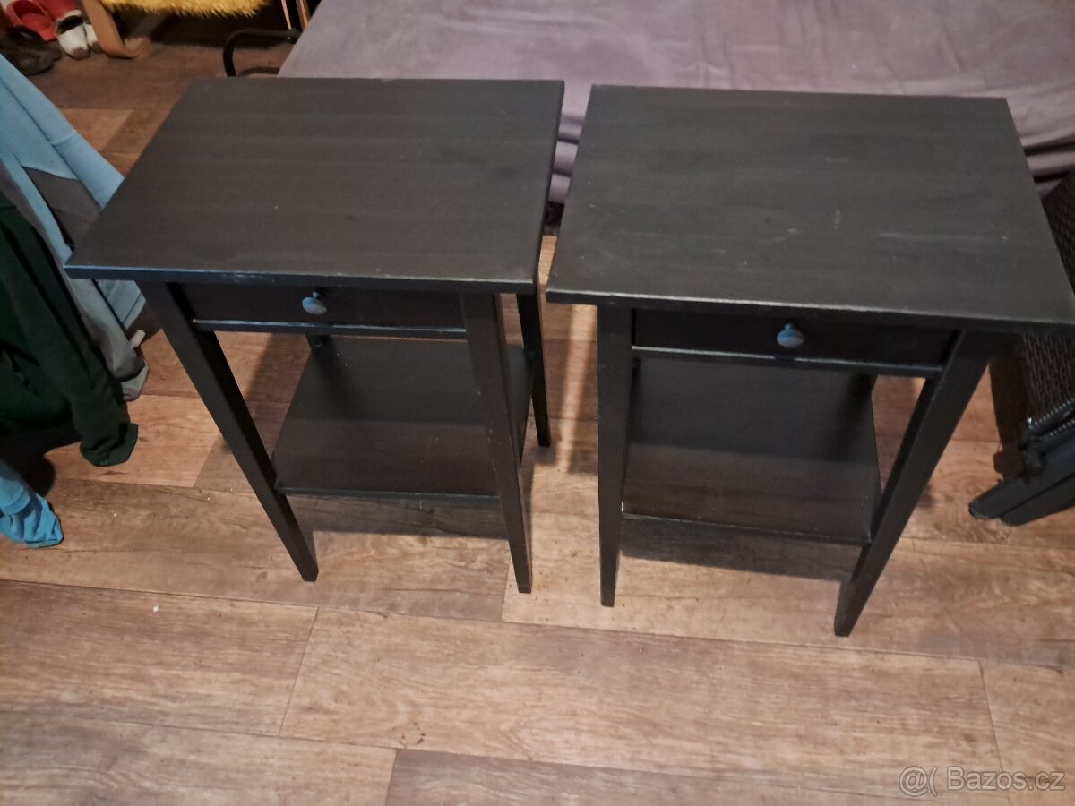 Ikea 2x noční stolek Hemnes - 2