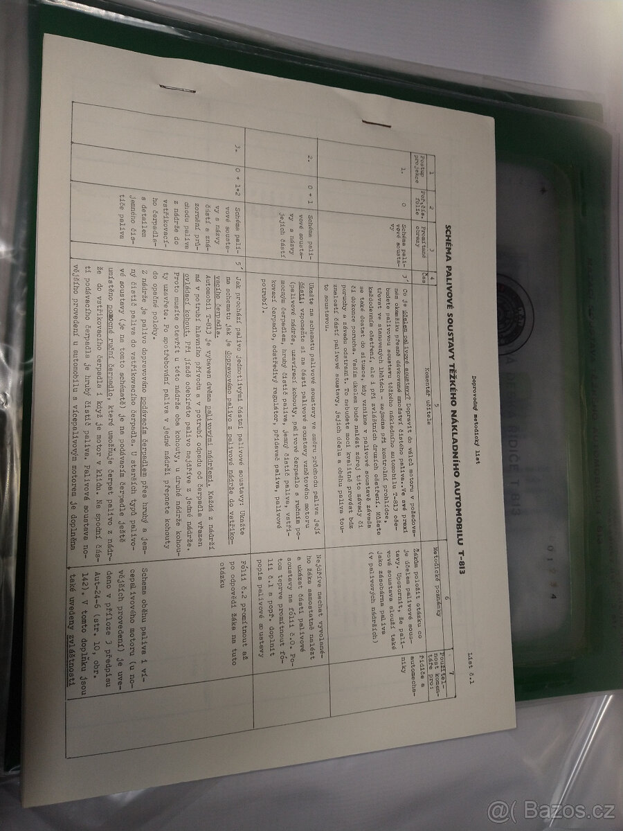 Tatra 813/815,UAZ,Praga V3S-výukové fólie,nové - 2