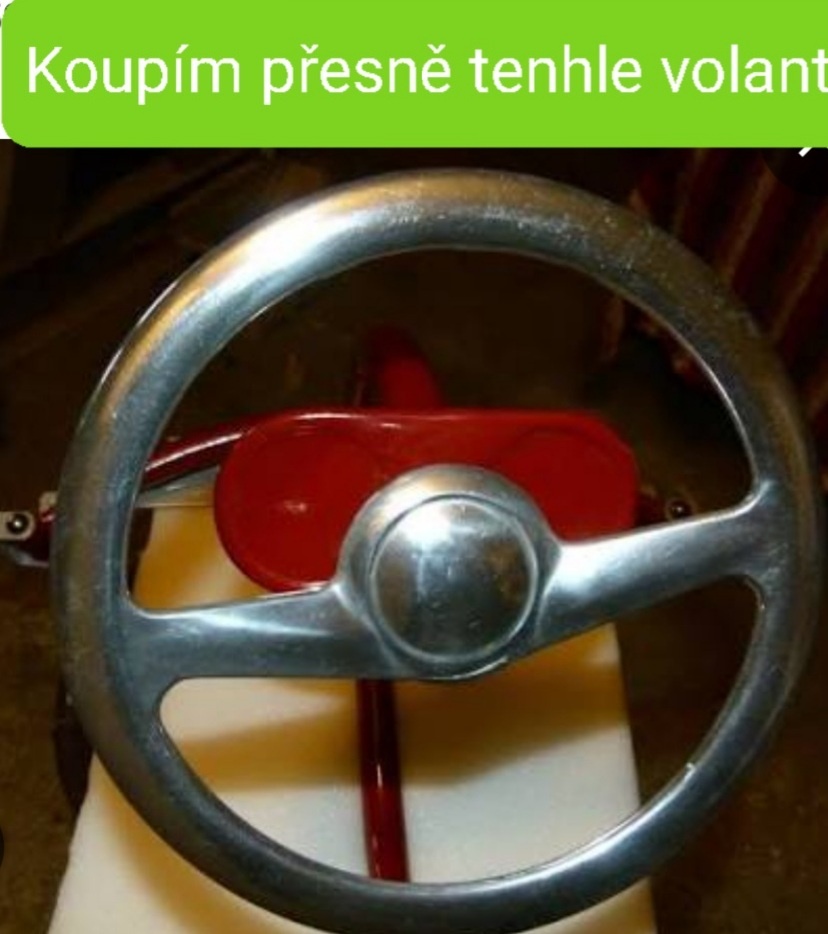 TDV retro volant šlapací tříkolka - 2