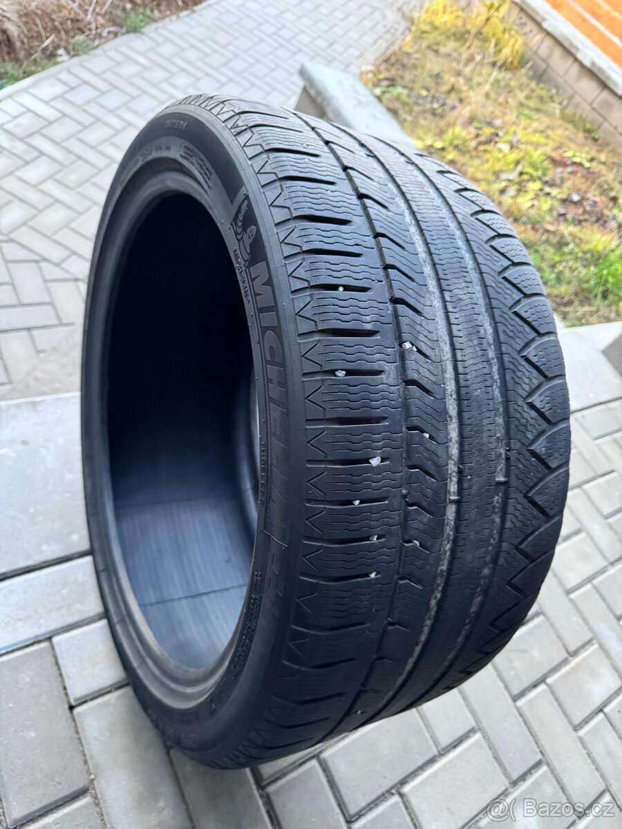 1ks zimní pneu Michelin pilot alpin pa3 - 295/35 r20 - 4-5mm - 2