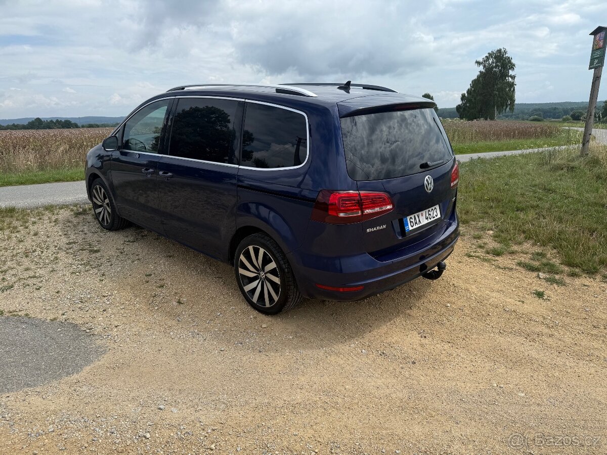 VW Sharan 2.0TDI 135kW, 4X4, 7 míst, Highline, Webasto - 2