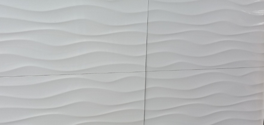 Keramický 3D obklad 60x30 vlny - 2