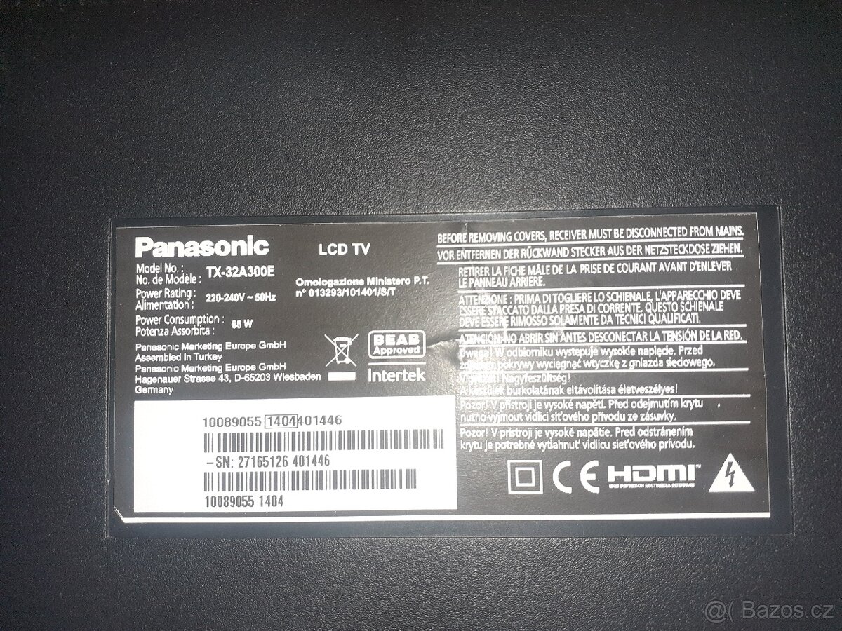 Televize Panasonic 32" - 2