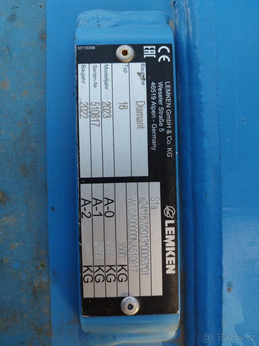 pluh Lemken diamant 16 nová cena - 2