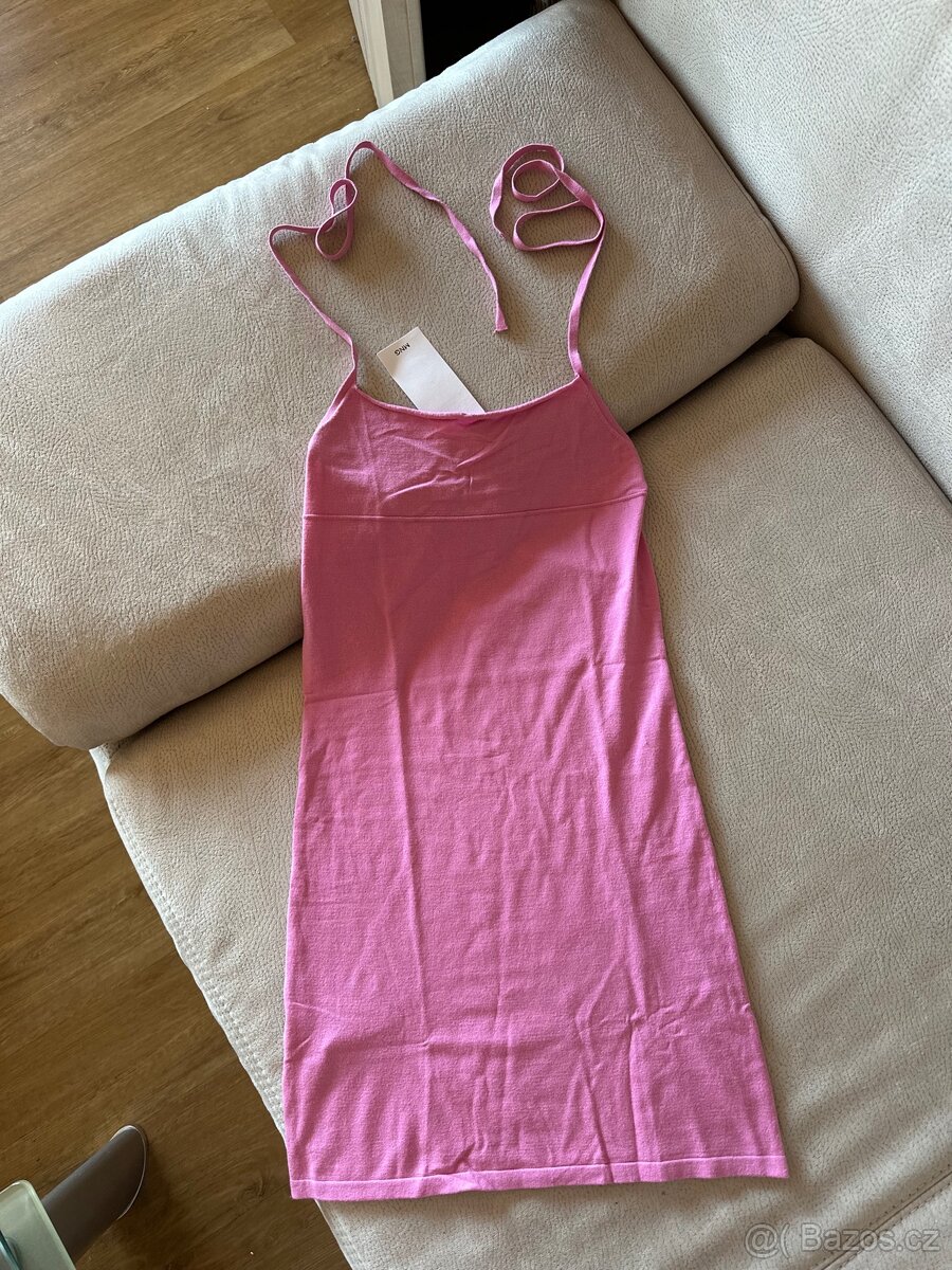 Nové přiléhavé šaty mango viskóza - 2