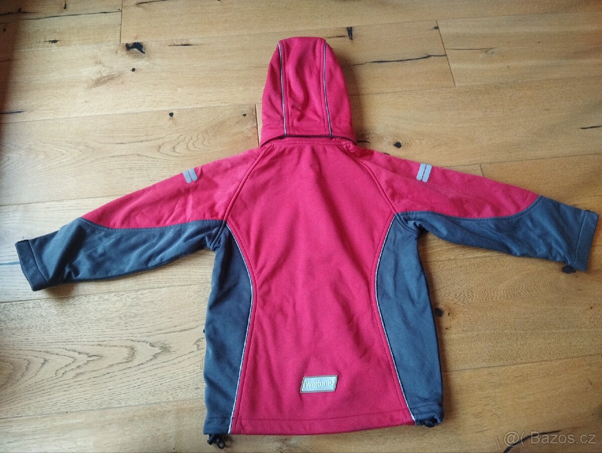 Chlapecká softshell bunda, nepoškozená, vel. 110 - 2
