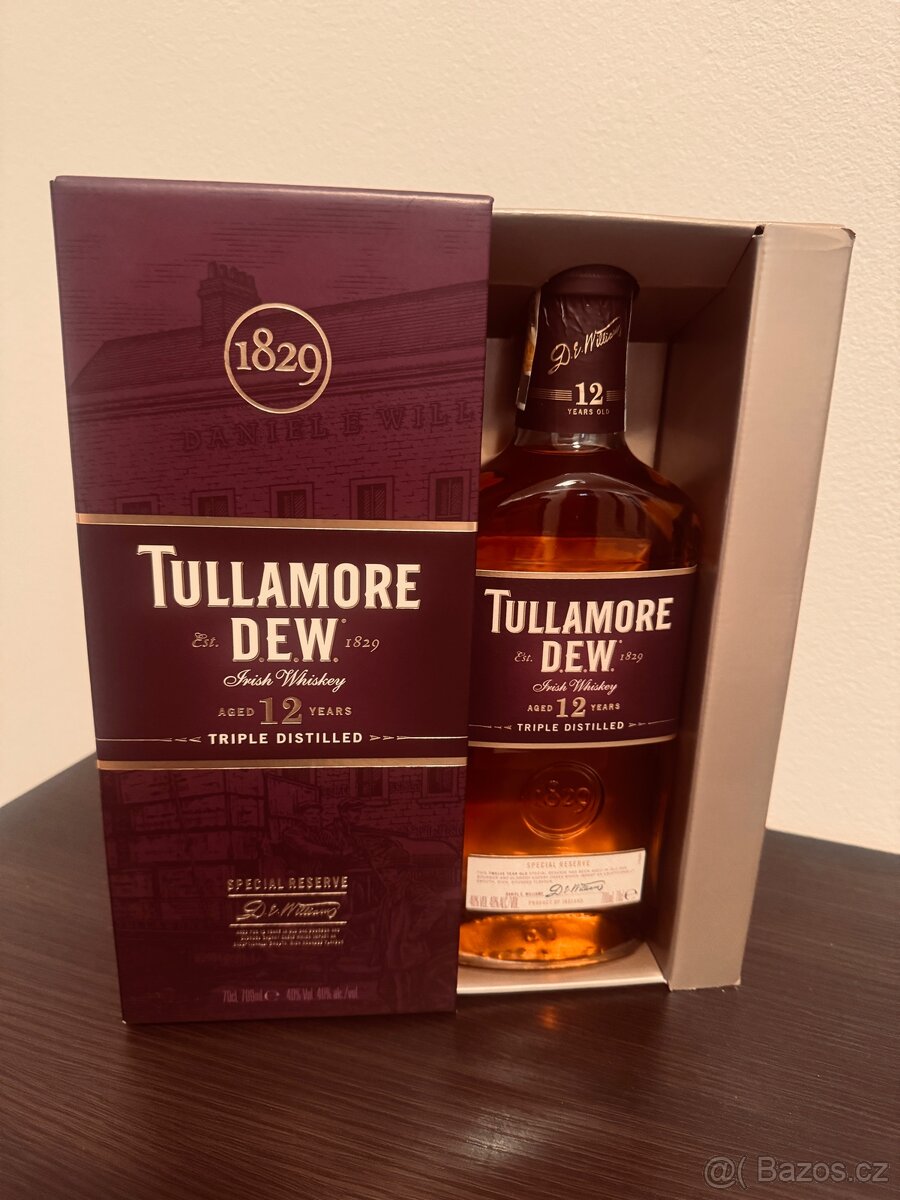 TULLAMORE D.E.W. 12 YO - vínová - 2