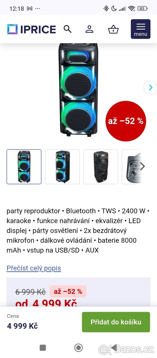 Prodám Bluetooth reprak - 2
