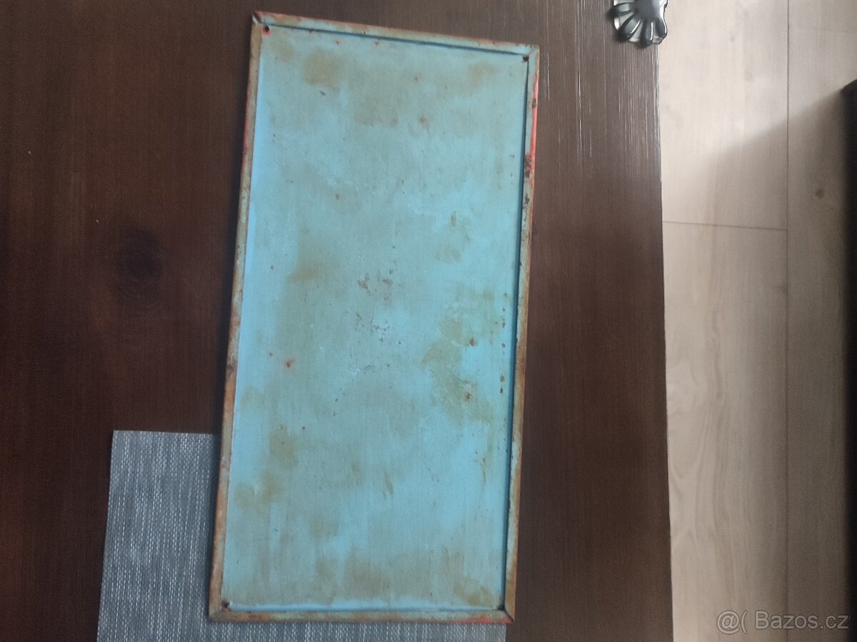 Originální plechová cedule -Trda K.G. - 2