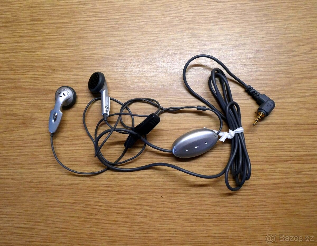 Sluchátka do uší stereo s mikrofonem, 2,5 jack, Nová - 2