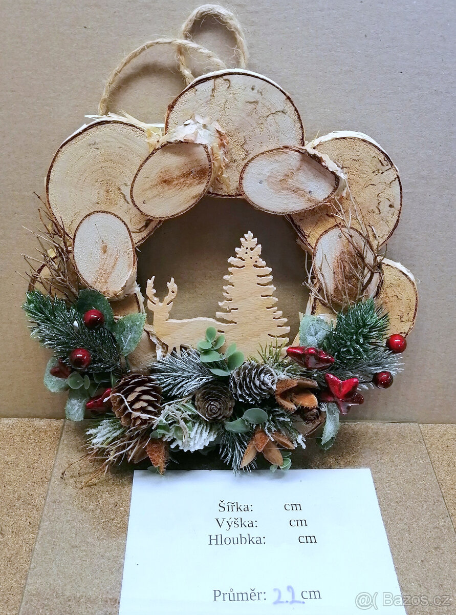 Vánoční dekorace na dveře - 2