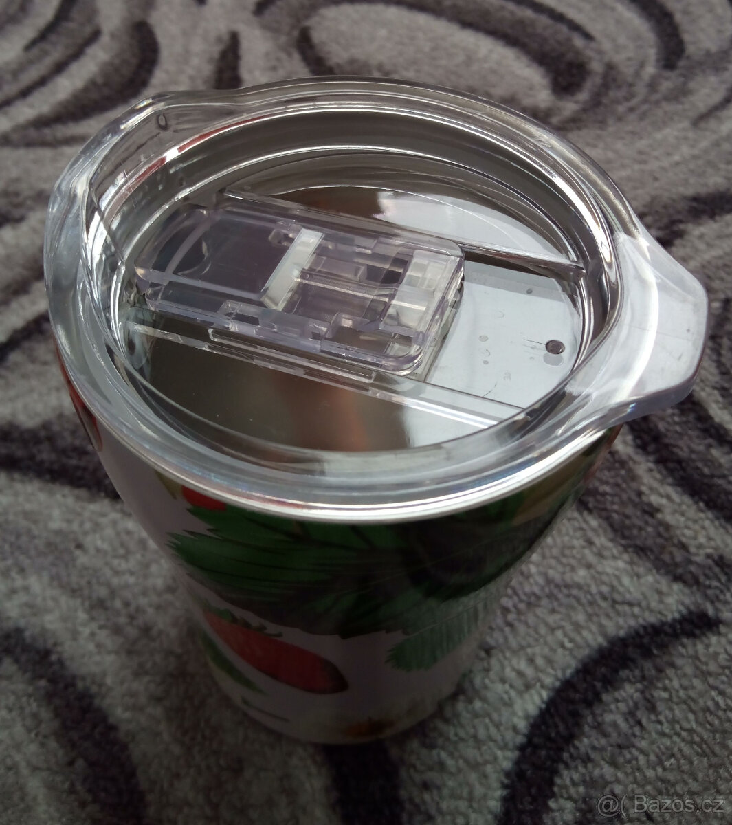 Termoska - termohrnek s jahodami 350 ml - 2