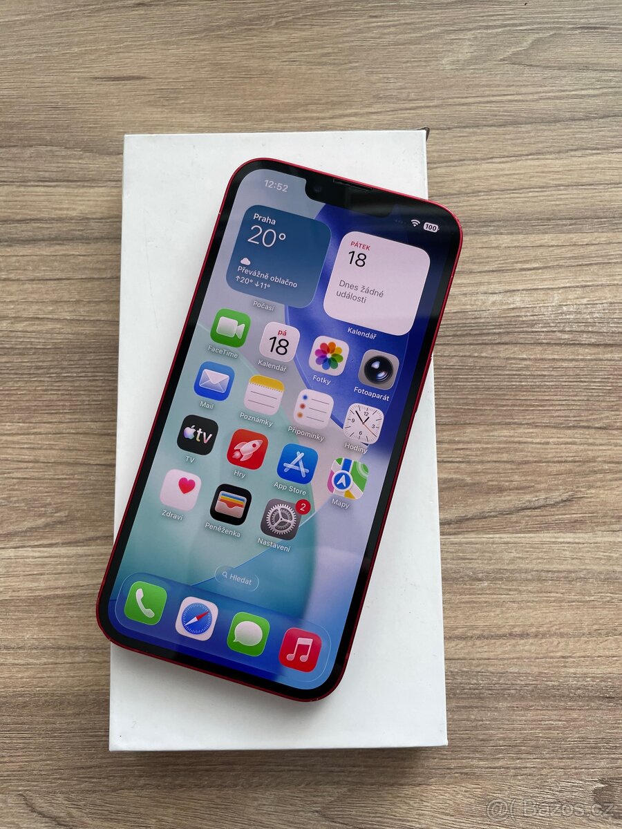 IPhone 13 128GB 🔋100%, top stav - 2