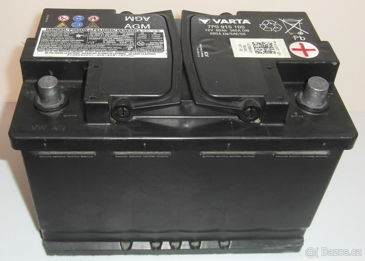 Autobaterie VARTA AGM 12V 68Ah - 2