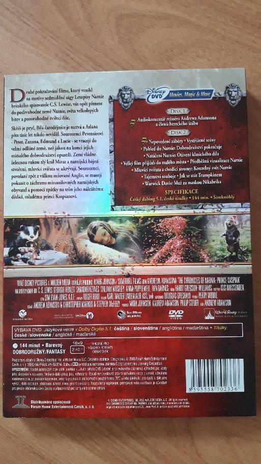 2DVD Letopisy Narnie a princ Kaspian - 2
