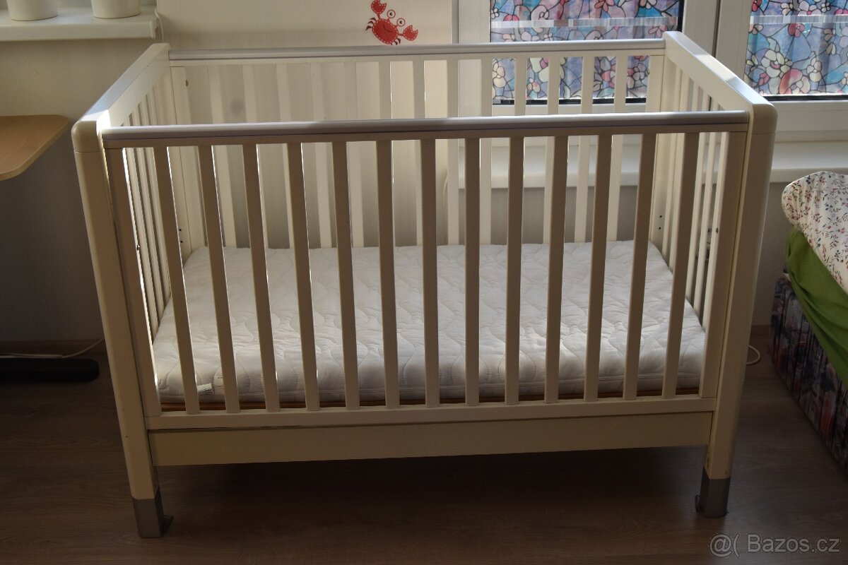 Dětská postýlka PALI KRIO, vč. matrace 120x60cm - 2