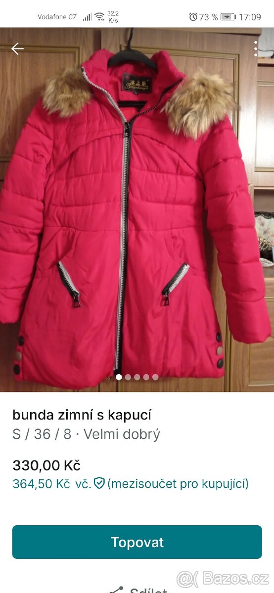 Bunda zimní - 2
