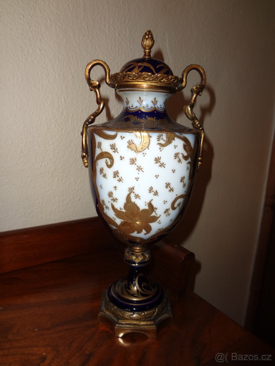 Pohár starožitný porcelán - 2