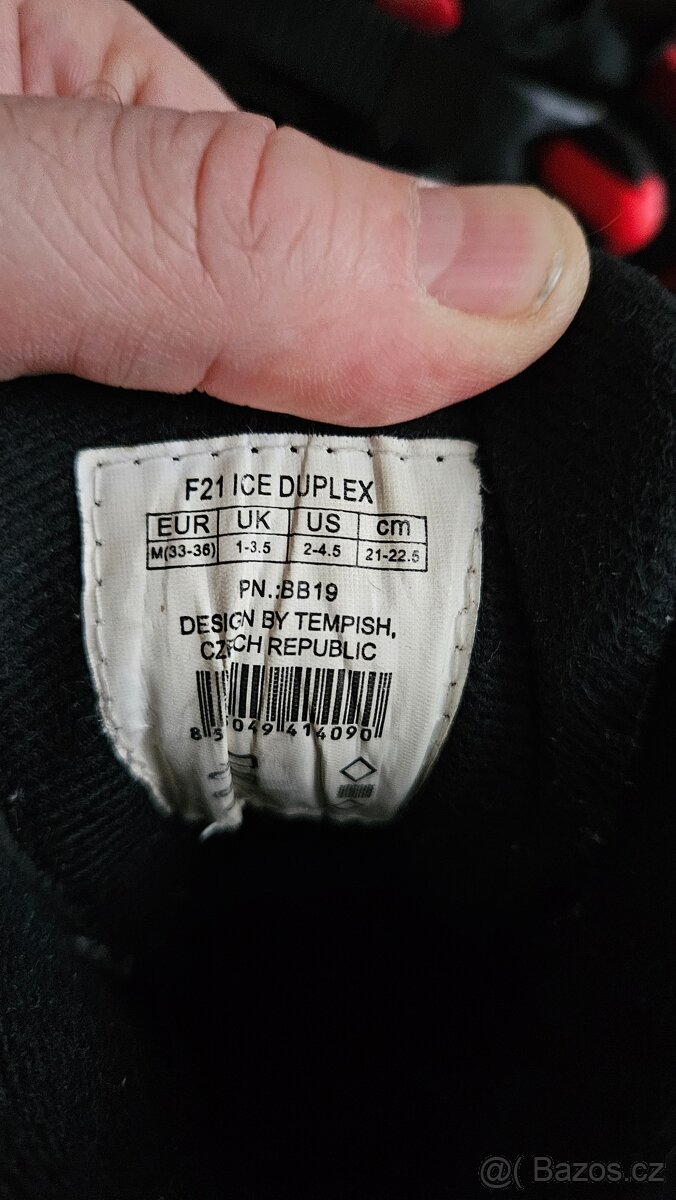 Dětské brusle Tempish F21 ICE Duplex, vel. 33-36 - 2
