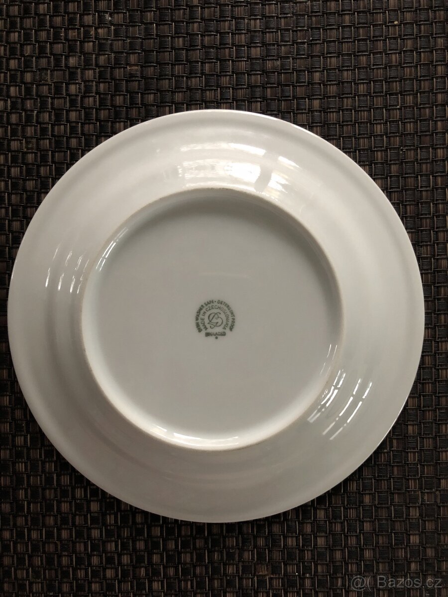 Retro dezertní talíře 11ks - G. Benedikt (Gebrüder Benedikt) - 2