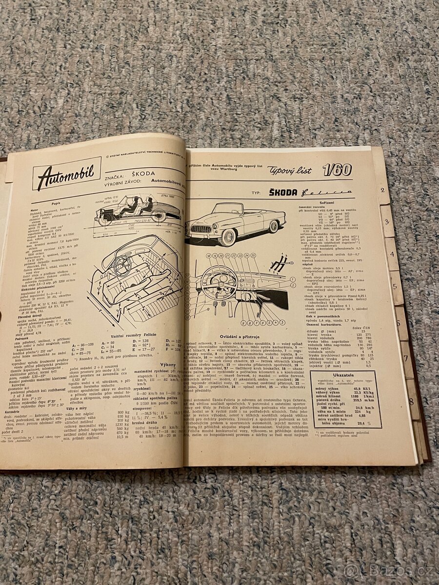 Unikátní dobová publikace vozidel - 2