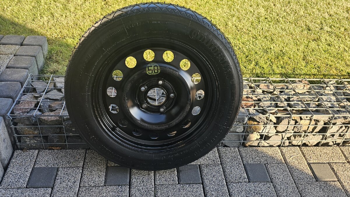 DOJEZDOVKA-REZERVA 5X120 BMW 135/90 R17 - 2