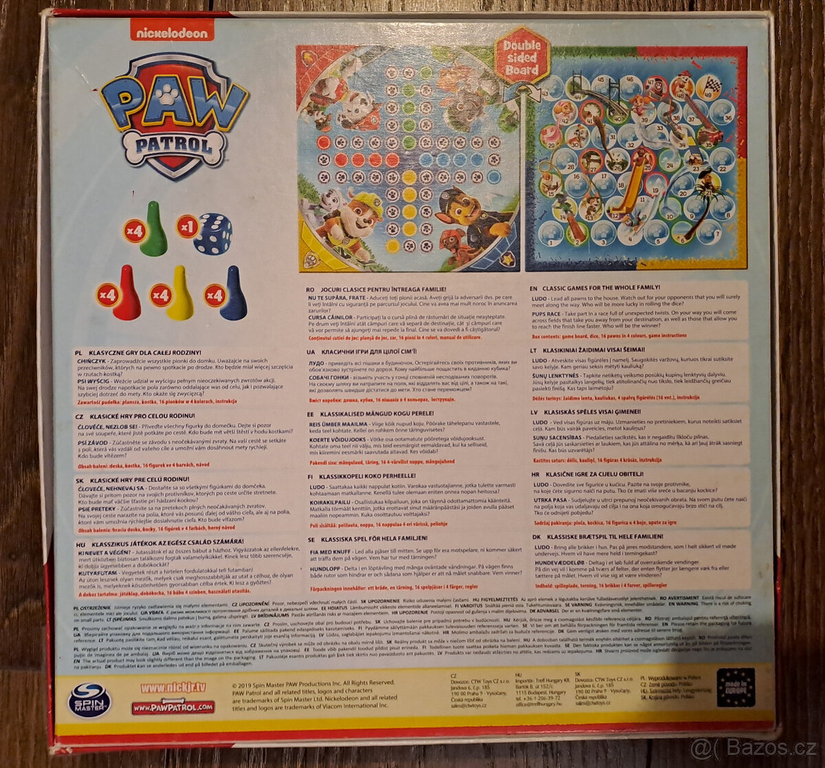 stolní hry tlapková patrola - 2