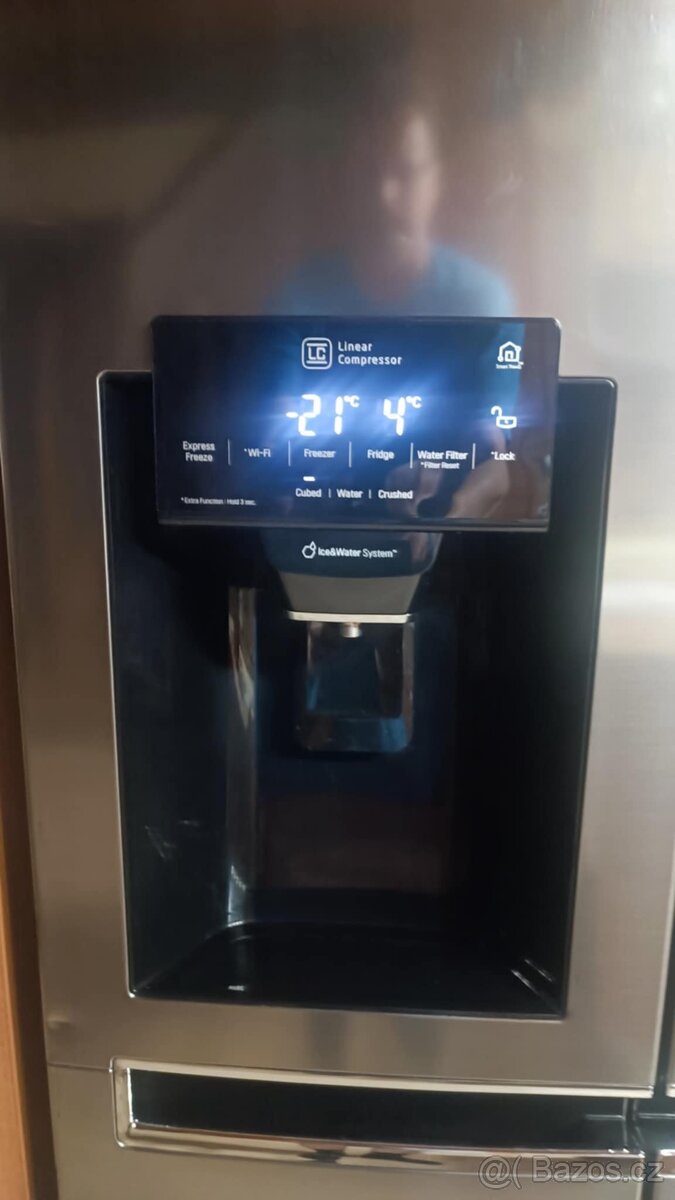 LG americká lednice s výrobníkem ledu - 2