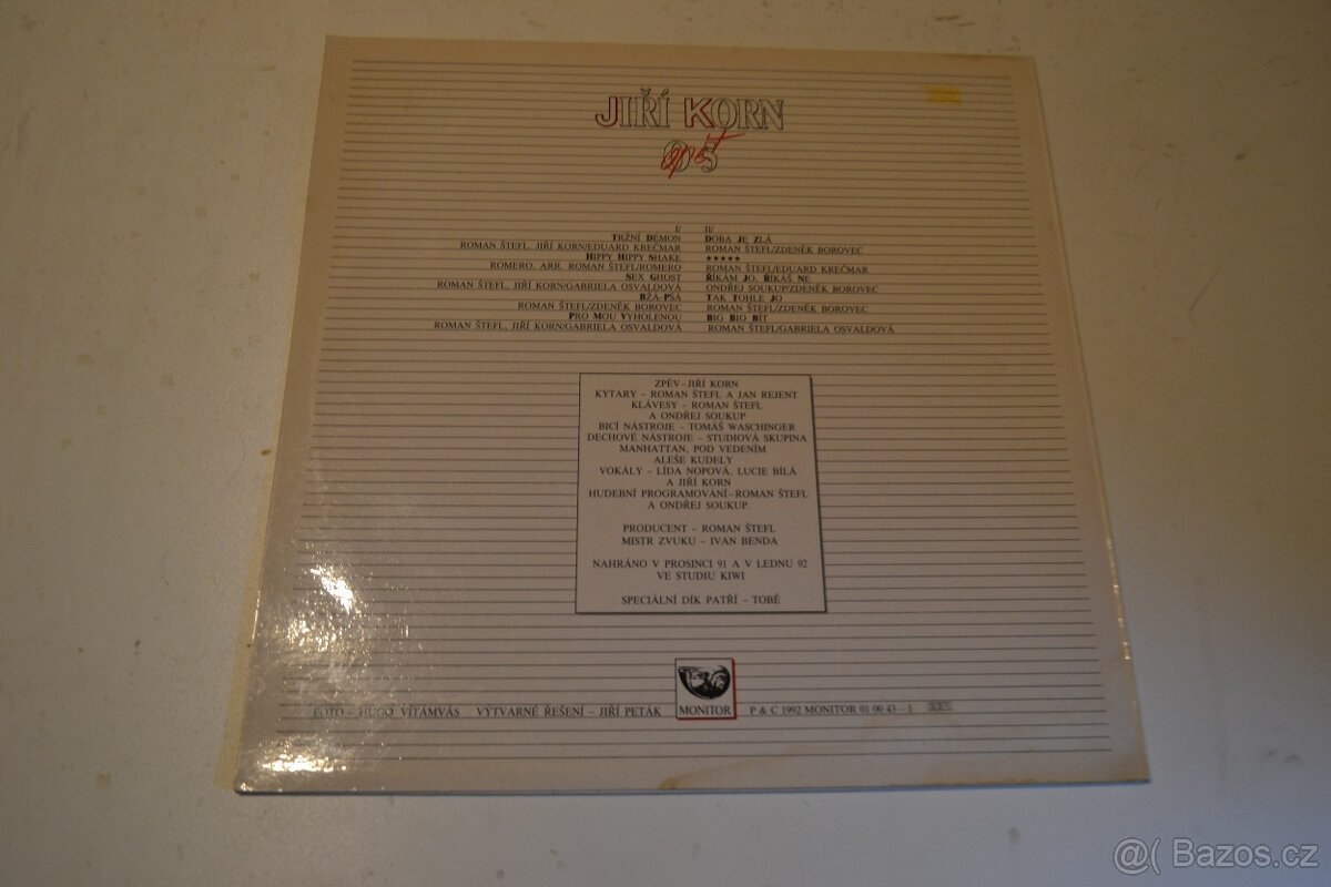 Jiří Korn – O5 (Opět) lp vinyl - 2