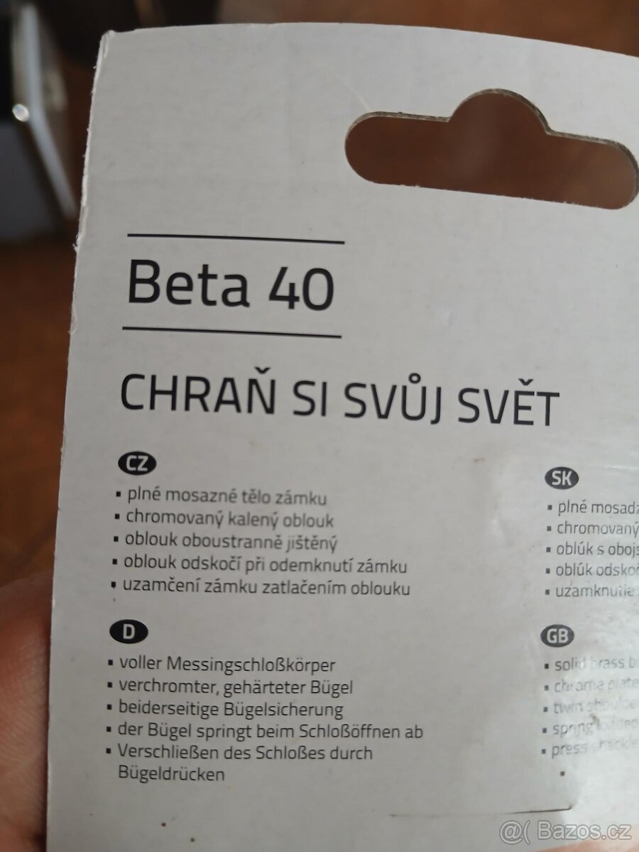 Visací zámek BETA 40 - 2