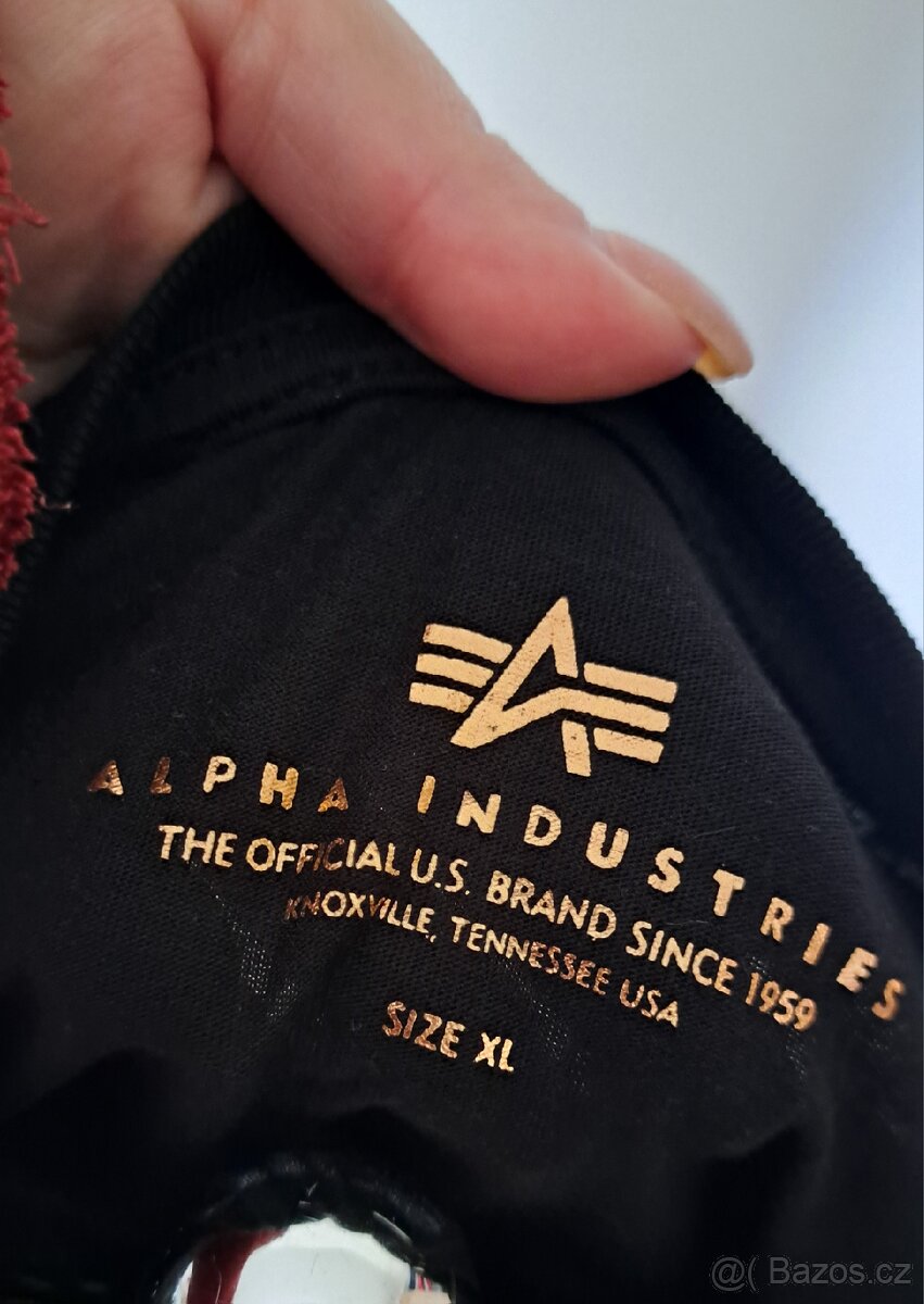 Krásné pánské tričko Alpha Industries - 2