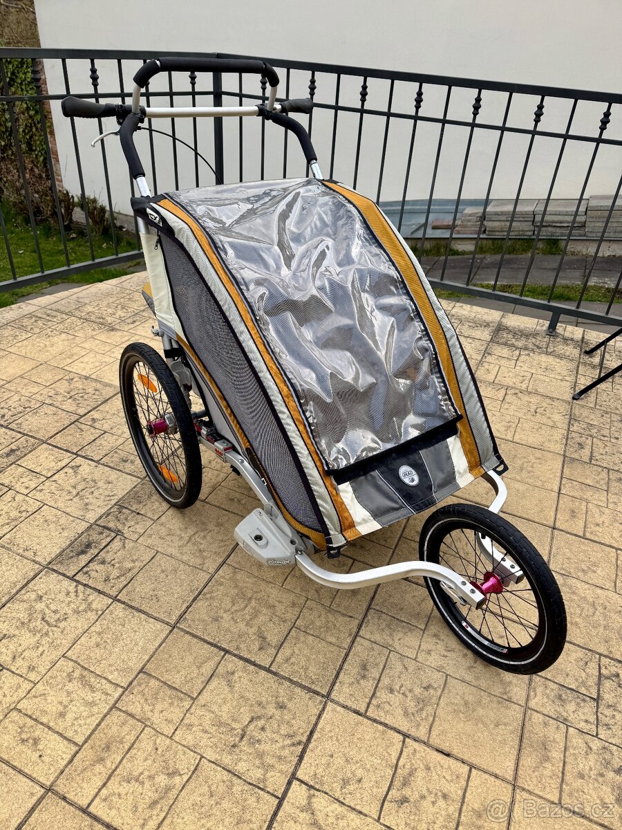 Chariot CX2 – dvoumístný vozík za kolo - 2