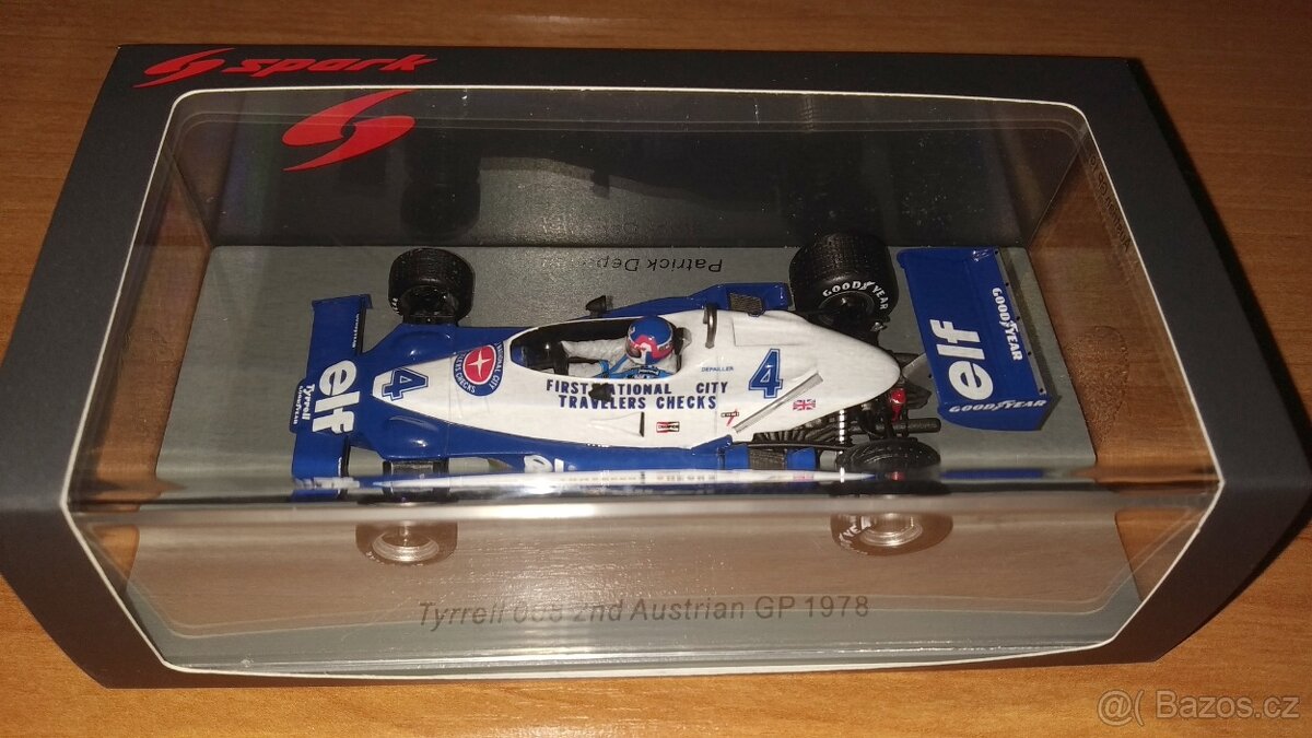 Tyrrell 008 #4 Patrick Depailler 1978 Austrian GP Spark 1:43 - 2