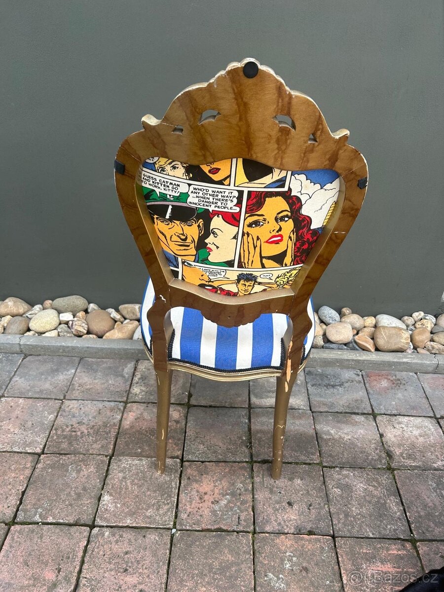 Starožitné barokní židle 6ks. - 2