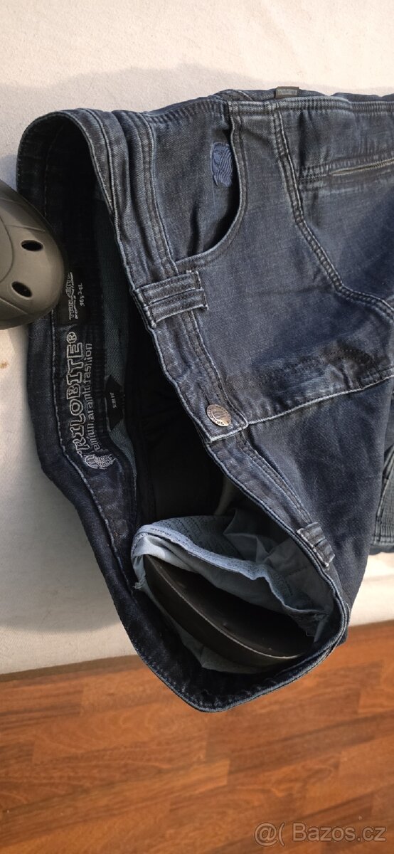 Kevlarové džíny na motorku značka TRILOBITE W36 L34 - 2