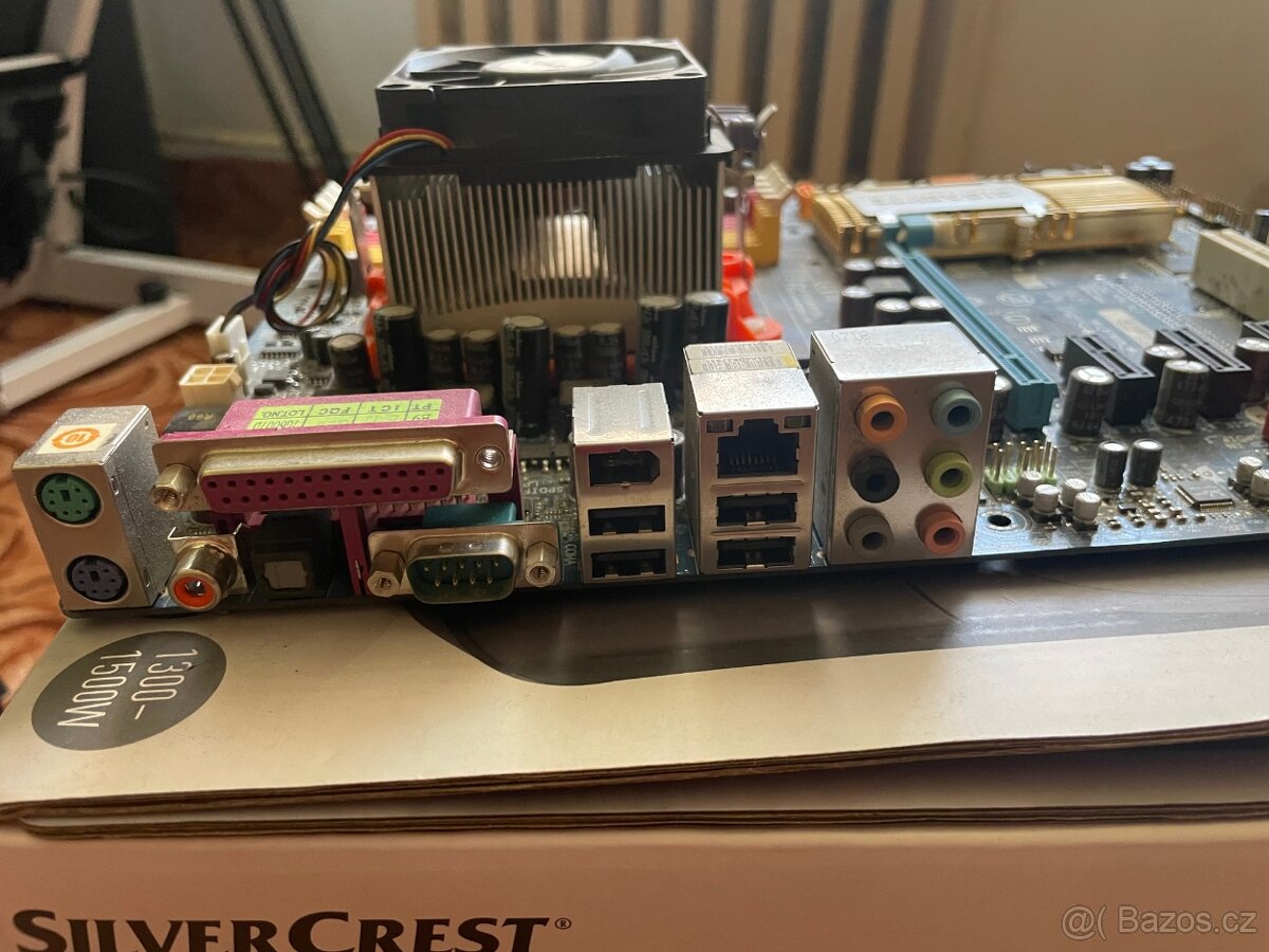 Gigabyte GA-M55S-S3 + AMD CPU + chladič – funkční komplet - 2