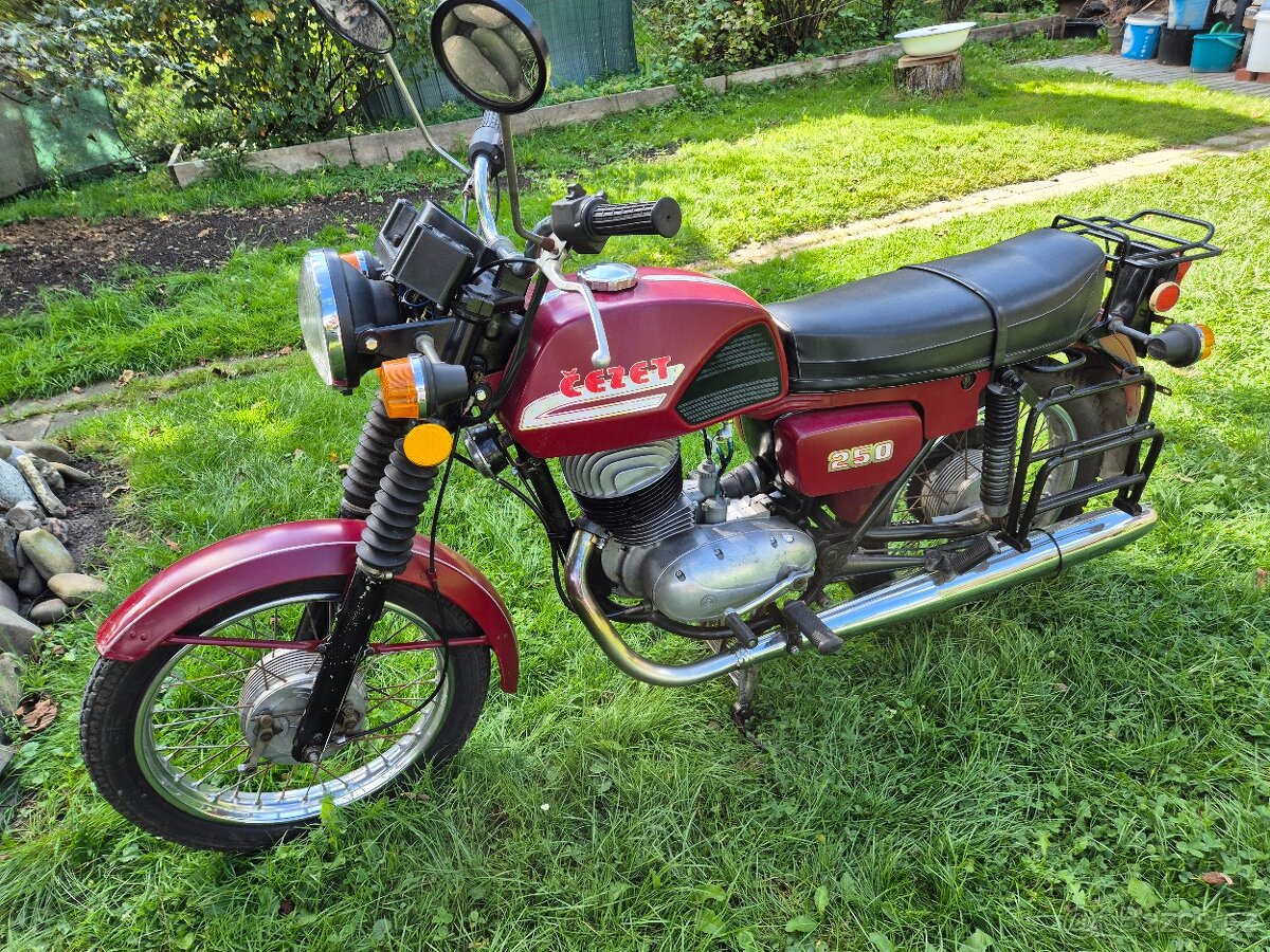 ČZ,ČEZET 250/485 Egypťan bez TP, vzácný zachovalý veterán - 2