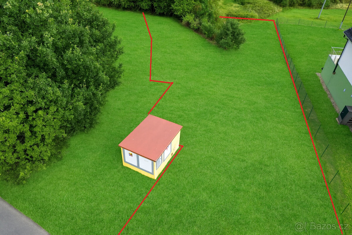Stavební pozemek 1 470 m² – Rumburk, vrt + elektřina - 2